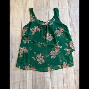 FOREVER 21 floral women’s top / size M